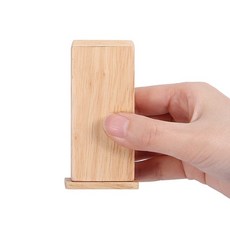 桃園有貨 實木純手工餐具創意牙籤盒 家用竹牙籤筒棉籤筒酒店餐廳牙籤罐 牙籤瓶, 方形橡膠木牙籤桶, 1個
