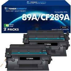 62XL 62 엔비 7640 잉크 카트리지 흑백 및 컬러 세트 교체용 HP XL 5660 5740 7645 5540 5746 오피스젯 250 200 프린터용2개 흑색 1개 삼색, CF289a 89a black toner cartrid