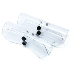 오호라스튜디오 소프트 수경케이스 투명 2종, 블랙2개, 1세트