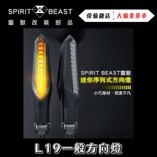 偉倫精品零件 靈獸 方向燈 LED 流水方向燈 序列式方向燈 日行燈 警示燈 導光條 DRG KRV 雷霆S, 1個, L19方向燈一般式,無日行燈