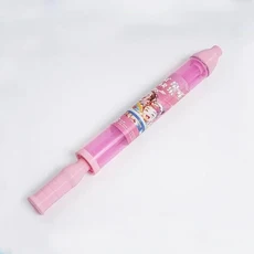 불꽃놀이 물총 푸시풀 대용량 분무기 내구성 있는 플라스틱 소재 새해 선물, 01 Pink