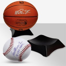 사인볼 받침대 야구 축구 기념구 받침대 전시 거치대 수집용받침 스포츠기념품, 1개
