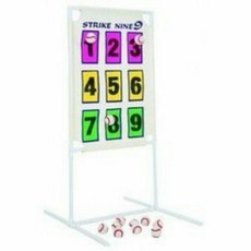 日本熱銷 親子遊戲 棒球九宮格遊戲組，戶外運動玩具，兒童益智遊戲，家庭互動首選, 1個