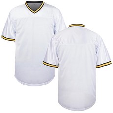 EETUG Blank Football 저지 메시 운동 연습 플레인 저지 90년대 힙합 스포츠 티셔츠 블랙 화이트 블루 레드 저지 블랭크 화이트 L 462399