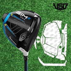 테일러메이드 SIM 심 2 MAX 드라이버 호환 골프채 보호필름, 9도, 무광