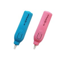 빨강 3000 전동지우개(캠퍼스) 리필심(30개) 블루 핑크, 핑크(1개)