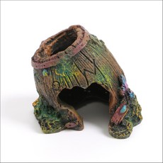 수족관 나무통 장식 조경용 수족관용품, 1개