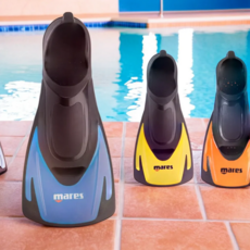 마레스 숏핀 오리발 + 망사오리발가방, 36/37(235-240)