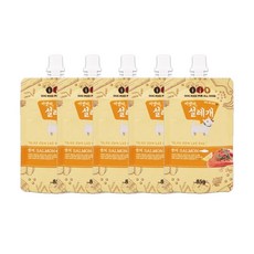 강아지 연어 피부건강 85g 5P 애견 간식 보충 보조식품 제 제 강아지 간식 반려견 보충 dew+570PQ