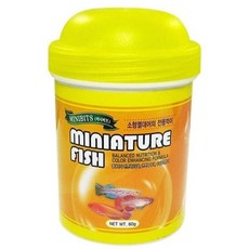 PSP 미니어쳐 피쉬 소형 열대어 사료 1팩 60g 용품 밥, W54F679_ONE_COLOR／FREE, W54F679_ONE_COLOR／FREE, 상세설명 참조
