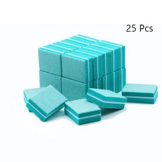 50Pc 전문 미니 네일 아트 버퍼 100/180 샌드페이퍼 매니큐어 케어 샌딩 연마 손톱 장비 도구, 02 12