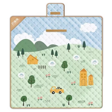 StarR NATURE 알루미늄 피크닉 매트 4mm, 그린 필드 피크닉