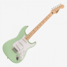 Squier FSR Sonic Stratocaster 電吉他 SSS 單單單 小搖座 衝浪綠, 1個