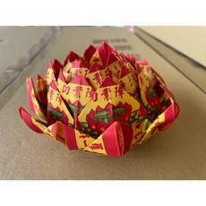 九轉蓮花頭 無座蓮花 18張蓮花 殯葬祭祀用品 往生用品, 1個