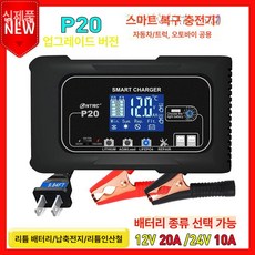 오토바이배터리충전기 차량용배터리충전기 자동차 펄스 복원, 호주 규격 전원선, 1mAh, 1개