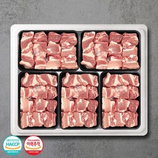 나주푸줏간 한돈 찜갈비 선물세트 2.5kg, 단품