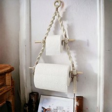 벽장식 마크라메 장식소품 키트 휴지걸이 2단 DIY, 2단 휴지걸이
