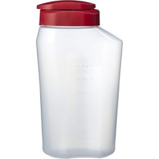 굿쿡 1쿼터 병 - 뚜껑이 있는 BPA 프리 믹싱 피처 스냅락 이지 붓기 뚜껑 냉장고용 음료 용기 액체 저장 음료용 주전자 플라스틱, 32 Ounces