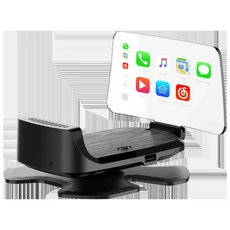 다기능 지능형 HUD 헤드업 디스플레이 안드로이드 오토 차량 내비게이션 화면 투사 및 음악 감상, 01 Wireless carplay