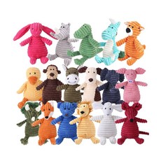 狗狗玩具 絨毛動物造型 耐咬磨牙 寵物互動玩具 可愛 柔軟舒適 耐磨, 鱷魚, 1個