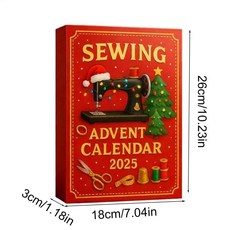 倒計時日曆 2D 平縫家居裝飾 2025 年兒童成人客廳臥室凝膠聖誕節倒計時日曆, single attribute, 1個