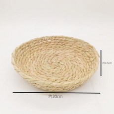 토끼집 볏짚 둥지 기니피그 하우스 지푸라기 은신처 햄스터 밀짚 애완토끼 굴, A, 1개