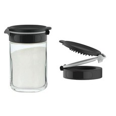 시노글라스 양념통 유리 조미료통 양념병 블랙 200ml (Araium), 본상품