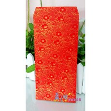 孟之坊婚禮精品舘 仿絨梅花紅包袋，婚禮小物、結婚用品、吃茶禮盒適用, 1個