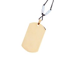 【開發票/統編】老人兒童防走失項鏈牌 寶寶身份號碼 老年癡獃走丟定製刻字防丟神器 防水耐磨不鏽鋼雙面激光雕刻 960112 ins日韓風, 金色雙面字, 1個