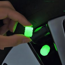 휠캡 자동차 야광 휠 밸브 1p 야광휠캡 자전거휠캡 자동차휠캡, 녹색