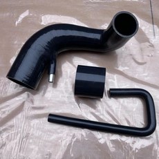 폭스홀 아스트라 H Mk5 VXR용 실리콘 흡기 인덕션 파이프 19CDTI 에어박스 또는 80mm 에어필터와 함께 사용, 01 검정색
