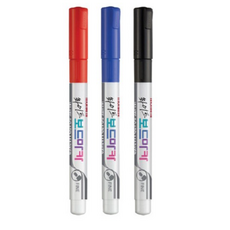 [엘제이] 모나미 세필 화이트 보드마카 FINE 가는펜, 1세트, 20개 혼합 (흑10청5적)