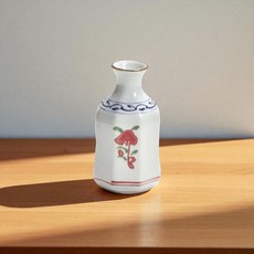 빨간꽃 독구리 하이토 도자기 다용도 그릇 접시 업소용