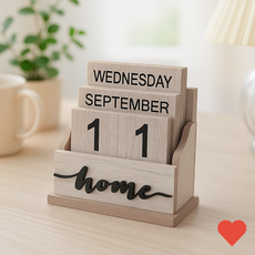 플래너 우드 달력 만년 캘린더