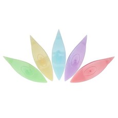 5Pcs 태팅 세트 DIY 레이스 제작을 위한 플라스틱 공예 도구 가볍고 사용하기 쉬우며 모든 기술 수준에 이상적입니다 (12038 과일 그린 옐로우 블루 과일), 2 12038 fruit green fruit yell