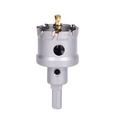 總盛工具 鎢鋼圓穴鑽 15-80mm 圓穴鋸 不銹鋼開孔器 鍍鈦中心鑽, 1個