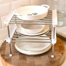 적층가능 싱크대선반정리 언더선반 접시받침 2P tommstep*60225049901EA