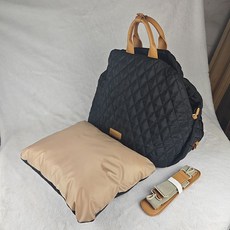 寵物车载旅行外出防水狗狗手提包 加厚車用座墊, 1套, 黑色