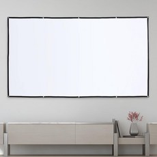 120인치 붙이는 빔프로젝트스크린 이동식 265x150cm 16대9 프로젝터스크린