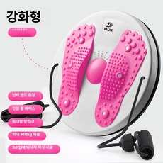 올원픽 허리돌리기운동기구 원반 홈트 트위스트, 강화 풀 로프 걸핑크, 기본 모델명/품번