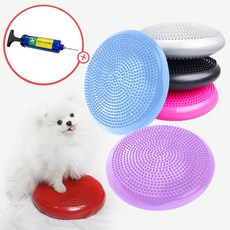 TPC21 강아지 밸런스볼 디스크 애견짐볼 재활 코어 보드 운동기구 슬개골 탈구예방, 밸런스볼_그레이, 1개