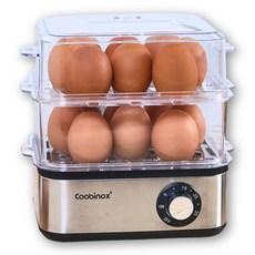 쿠비녹스 2단 타이머 계란찜기