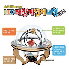 커넥 소리센서를 이용한 LED 태양계 입체모형, 단품