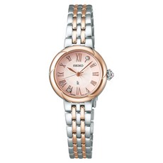 SEIKO 精工 LUCIAT GRANDE 指針石英鑽石錶盤女士金屬腕錶 SSWA006