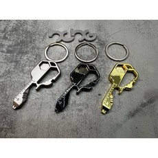 多功能鑰匙工具 24合一隨身開瓶器螺絲起子, 1個, 銀色