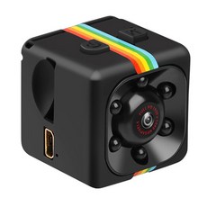 풀 HD 미니 카메라 모션 센서 캠코더 DVR 스포츠 DV 마이크로 카메라 네트워크 카메라 2MP 베이비 모니터 1080p, 1) Black, 1개