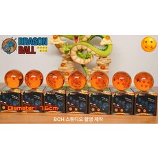 7개 신룡 크리스탈 볼 손오공 피규어 크리스탈볼 드레곤볼, 7.6cm 드래곤볼 7종, 1개