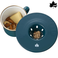 LOGOS 미니 스모커 캠핑 훈제 훈연기 찜기 뚜껑 로고스, 1개