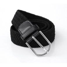 柒彩年代 皮帶 低調黑編織帆布腰帶 NK119