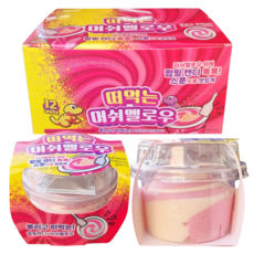 떠먹는 머쉬멜로우 팝핑캔디 딸기 바닐라 콜라향 스푼 마시멜로 마쉬멜로 이색 간식, 12개, 43g